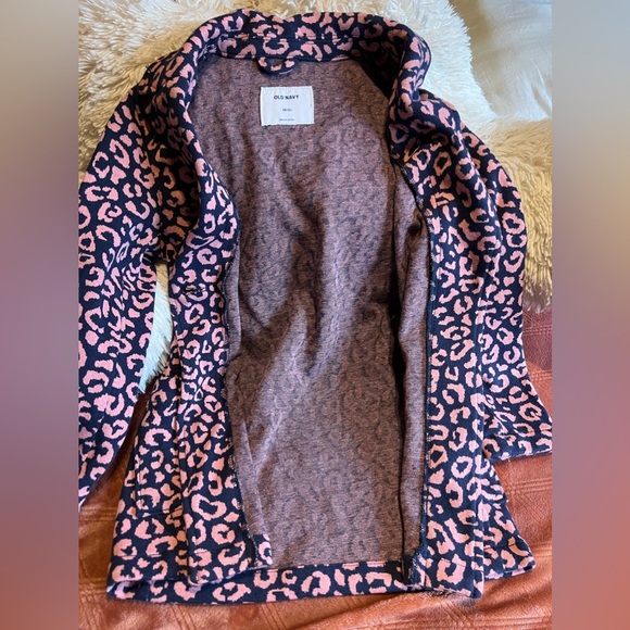Girls Animal Print Overcoat/Blazer - Picture 2 of 5